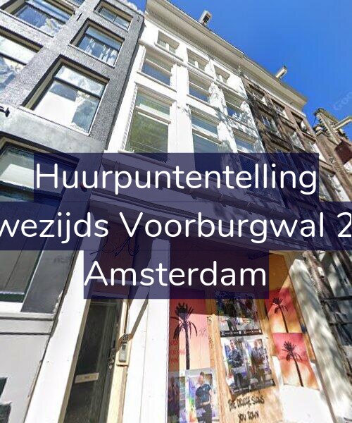 Foto gevel Huurpuntentelling voor Nieuwezijds Voorburgwal 266-3, Amsterdam