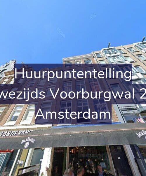 Foto gevel Huurpuntentelling voor Nieuwezijds Voorburgwal 256-3, Amsterdam