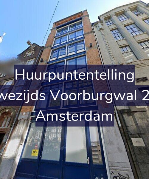 Foto gevel Huurpuntentelling voor Nieuwezijds Voorburgwal 299-B, Amsterdam