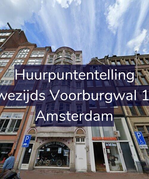 Foto gevel Huurpuntentelling voor Nieuwezijds Voorburgwal 112-A, Amsterdam