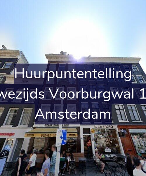 Foto gevel Huurpuntentelling voor Nieuwezijds Voorburgwal 155-B, Amsterdam