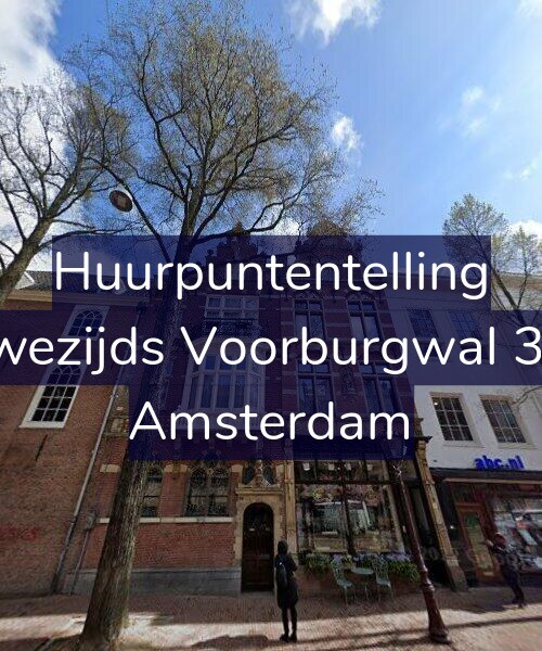 Foto gevel Huurpuntentelling voor Nieuwezijds Voorburgwal 381-A, Amsterdam