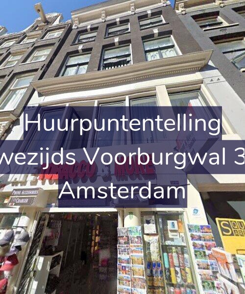 Foto gevel Huurpuntentelling voor Nieuwezijds Voorburgwal 344-1, Amsterdam