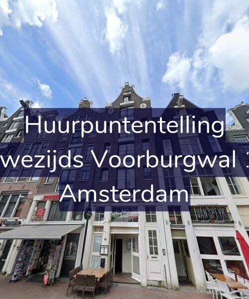 Foto gevel Huurpuntentelling voor Nieuwezijds Voorburgwal 18-B, Amsterdam