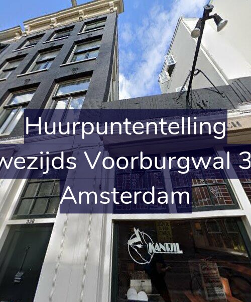 Foto gevel Huurpuntentelling voor Nieuwezijds Voorburgwal 338-B, Amsterdam