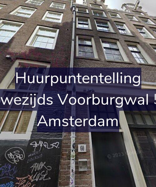 Foto gevel Huurpuntentelling voor Nieuwezijds Voorburgwal 55-4, Amsterdam