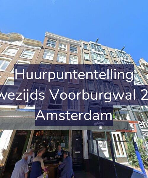 Foto gevel Huurpuntentelling voor Nieuwezijds Voorburgwal 254-A, Amsterdam