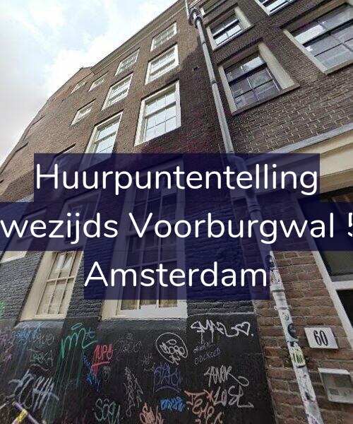 Foto gevel Huurpuntentelling voor Nieuwezijds Voorburgwal 57-B, Amsterdam