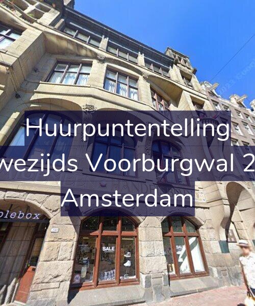 Foto gevel Huurpuntentelling voor Nieuwezijds Voorburgwal 232-C, Amsterdam