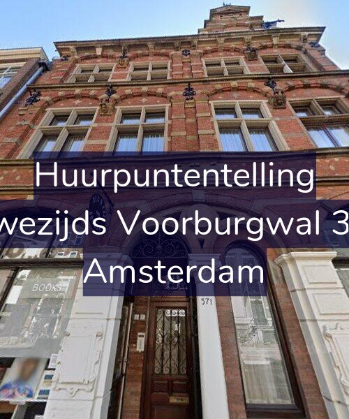 Foto gevel Huurpuntentelling voor Nieuwezijds Voorburgwal 371-B, Amsterdam