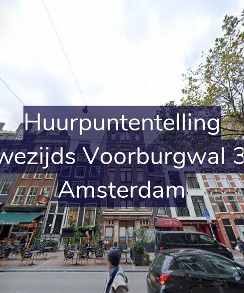 Foto gevel Huurpuntentelling voor Nieuwezijds Voorburgwal 318-2, Amsterdam
