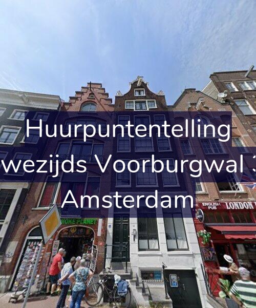 Foto gevel Huurpuntentelling voor Nieuwezijds Voorburgwal 38-1, Amsterdam