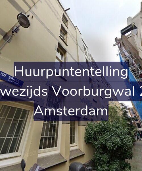Foto gevel Huurpuntentelling voor Nieuwezijds Voorburgwal 23-B, Amsterdam