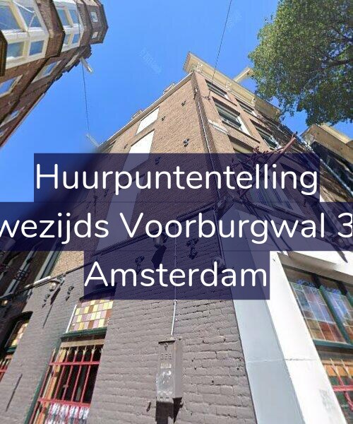 Foto gevel Huurpuntentelling voor Nieuwezijds Voorburgwal 322-2, Amsterdam