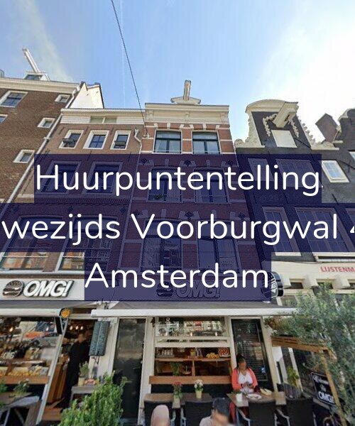 Foto gevel Huurpuntentelling voor Nieuwezijds Voorburgwal 43-E, Amsterdam