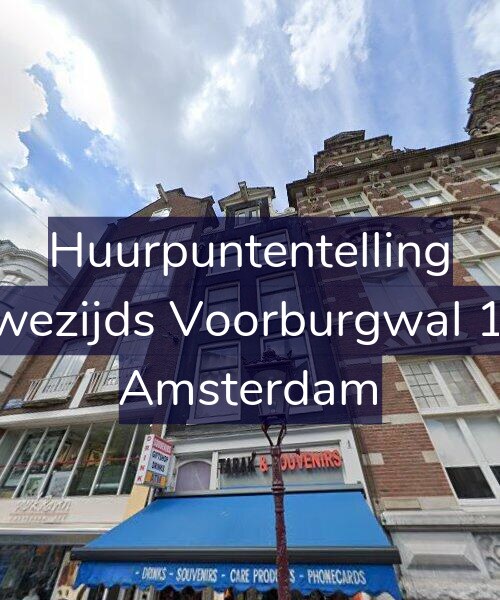 Foto gevel Huurpuntentelling voor Nieuwezijds Voorburgwal 172-2, Amsterdam