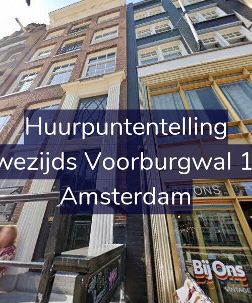 Foto gevel Huurpuntentelling voor Nieuwezijds Voorburgwal 152-C, Amsterdam
