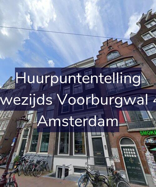 Foto gevel Huurpuntentelling voor Nieuwezijds Voorburgwal 42-C, Amsterdam