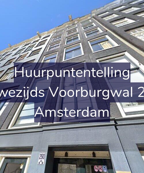 Foto gevel Huurpuntentelling voor Nieuwezijds Voorburgwal 290-2, Amsterdam
