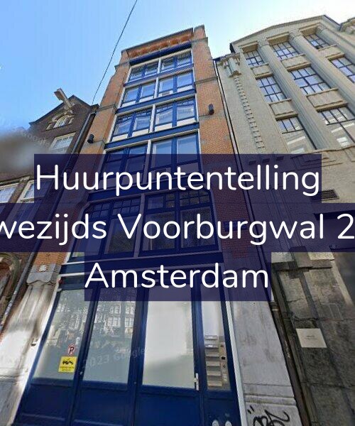 Foto gevel Huurpuntentelling voor Nieuwezijds Voorburgwal 299-D, Amsterdam