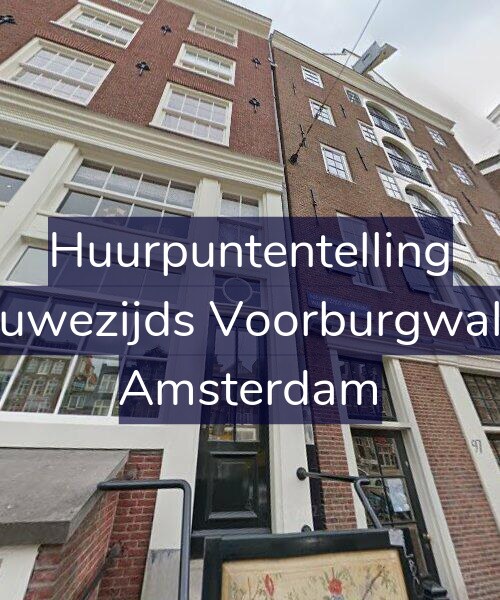 Foto gevel Huurpuntentelling voor Nieuwezijds Voorburgwal 95, Amsterdam