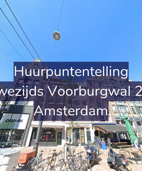Foto gevel Huurpuntentelling voor Nieuwezijds Voorburgwal 258-B, Amsterdam