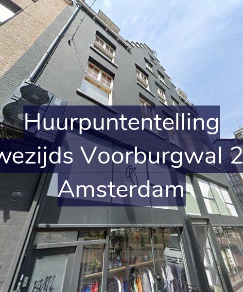 Foto gevel Huurpuntentelling voor Nieuwezijds Voorburgwal 258-D, Amsterdam