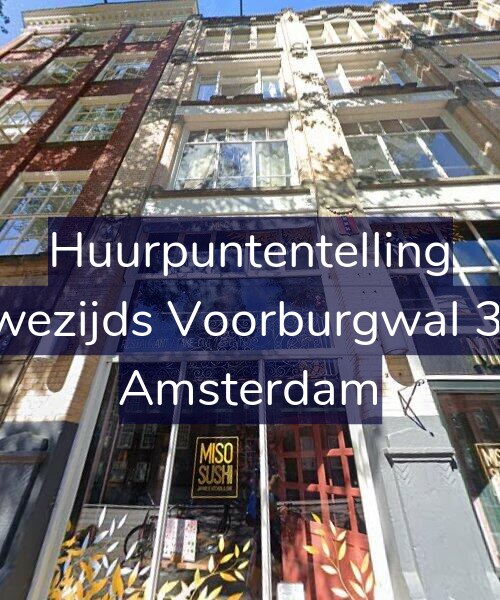 Foto gevel Huurpuntentelling voor Nieuwezijds Voorburgwal 312-B, Amsterdam