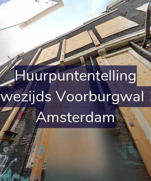 Foto gevel Huurpuntentelling voor Nieuwezijds Voorburgwal 16-2, Amsterdam