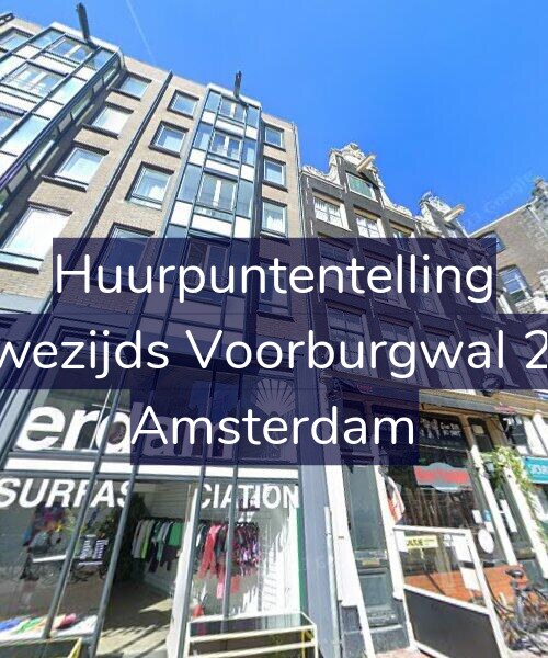Foto gevel Huurpuntentelling voor Nieuwezijds Voorburgwal 250-1, Amsterdam
