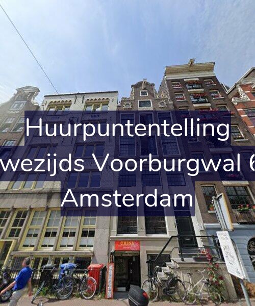 Foto gevel Huurpuntentelling voor Nieuwezijds Voorburgwal 66-D, Amsterdam