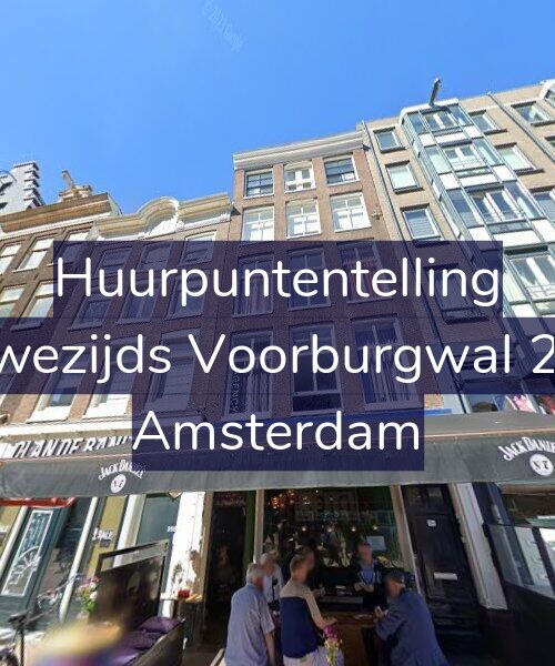Foto gevel Huurpuntentelling voor Nieuwezijds Voorburgwal 256-2, Amsterdam