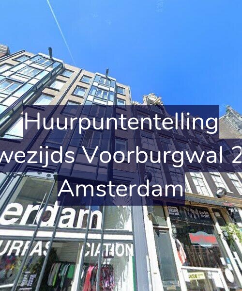 Foto gevel Huurpuntentelling voor Nieuwezijds Voorburgwal 250-3, Amsterdam