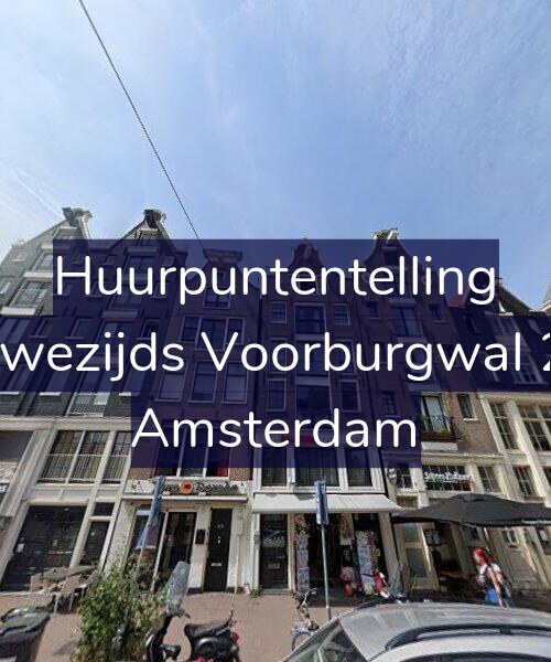 Foto gevel Huurpuntentelling voor Nieuwezijds Voorburgwal 20-C, Amsterdam