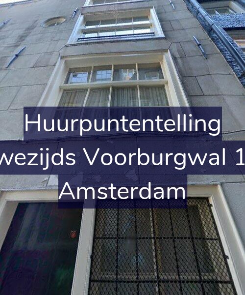 Foto gevel Huurpuntentelling voor Nieuwezijds Voorburgwal 171-1, Amsterdam