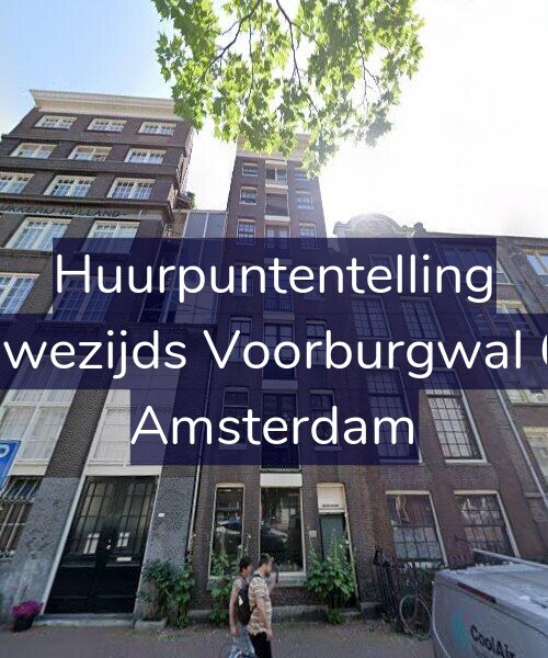 Foto gevel Huurpuntentelling voor Nieuwezijds Voorburgwal 64-F, Amsterdam