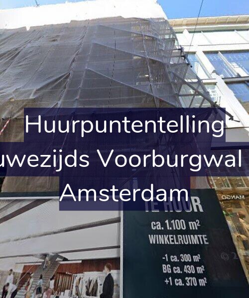 Foto gevel Huurpuntentelling voor Nieuwezijds Voorburgwal 257, Amsterdam