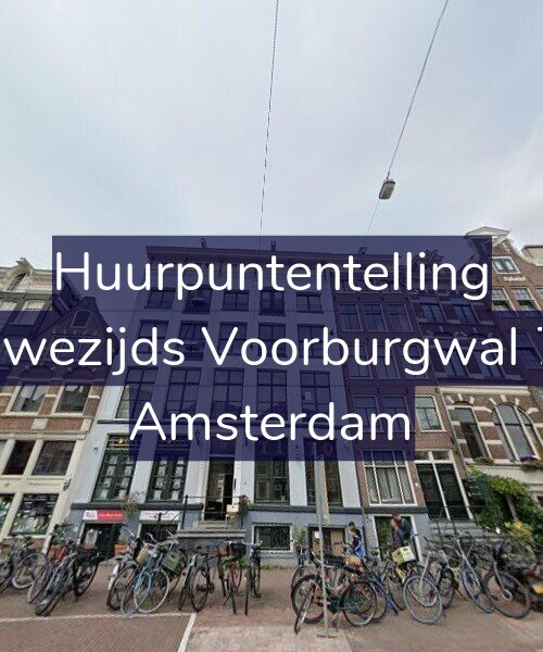 Foto gevel Huurpuntentelling voor Nieuwezijds Voorburgwal 78-F, Amsterdam