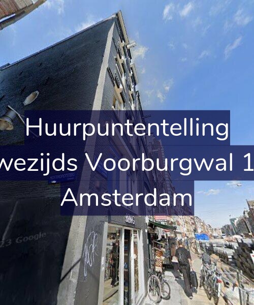 Foto gevel Huurpuntentelling voor Nieuwezijds Voorburgwal 138-B, Amsterdam