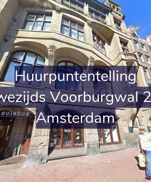 Foto gevel Huurpuntentelling voor Nieuwezijds Voorburgwal 232-H, Amsterdam
