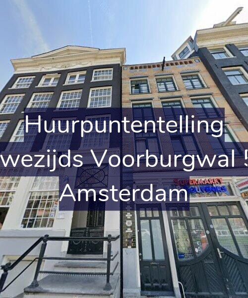 Foto gevel Huurpuntentelling voor Nieuwezijds Voorburgwal 51-C, Amsterdam