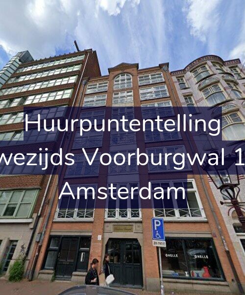 Foto gevel Huurpuntentelling voor Nieuwezijds Voorburgwal 118-B, Amsterdam