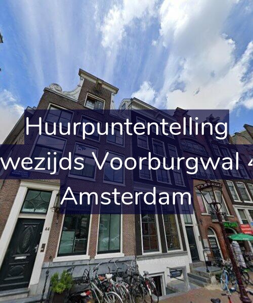 Foto gevel Huurpuntentelling voor Nieuwezijds Voorburgwal 42-A, Amsterdam