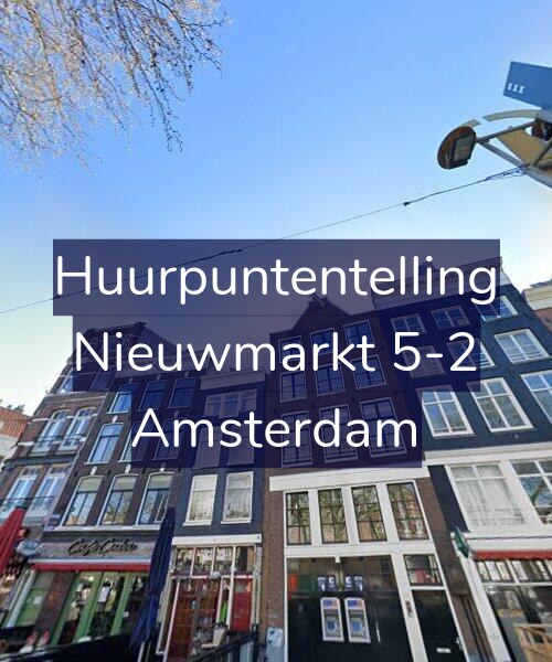 Foto gevel Huurpuntentelling voor Nieuwmarkt 5-2, Amsterdam