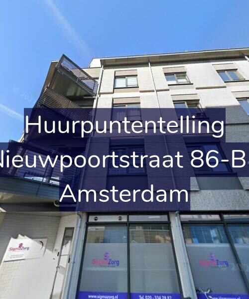 Foto gevel Huurpuntentelling voor Nieuwpoortstraat 86-B8, Amsterdam