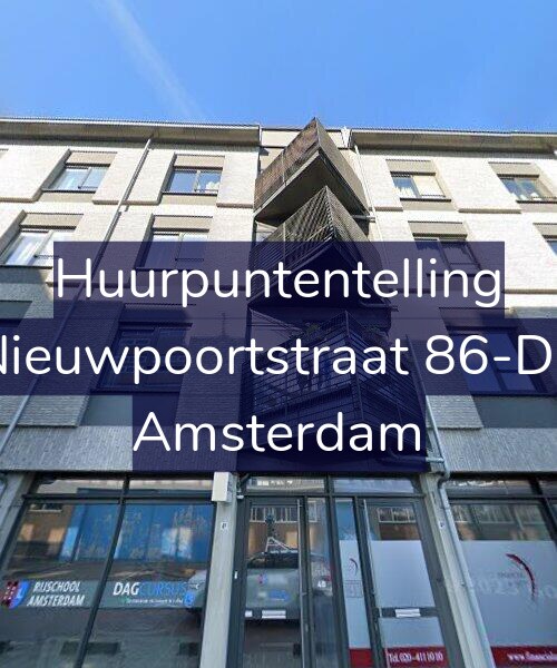Foto gevel Huurpuntentelling voor Nieuwpoortstraat 86-D3, Amsterdam