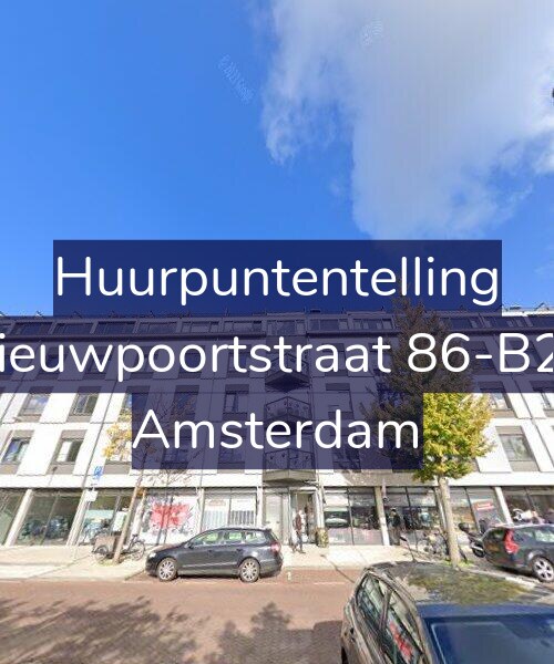 Foto gevel Huurpuntentelling voor Nieuwpoortstraat 86-B20, Amsterdam