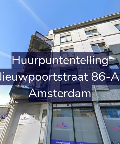 Foto gevel Huurpuntentelling voor Nieuwpoortstraat 86-A8, Amsterdam