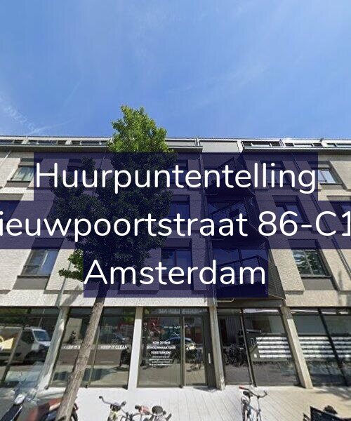 Foto gevel Huurpuntentelling voor Nieuwpoortstraat 86-C14, Amsterdam