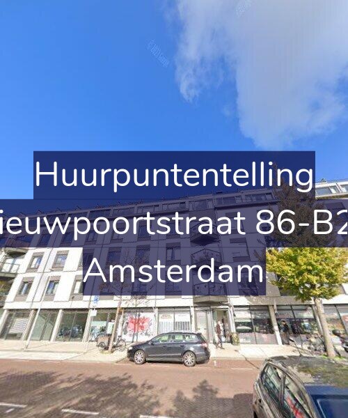 Foto gevel Huurpuntentelling voor Nieuwpoortstraat 86-B21, Amsterdam